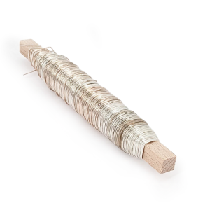 Drut Florystyczny na kołku - Srebrny - 0.5mm 