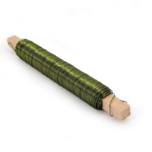 Drut Florystyczny na kołku - Jasnozielony - 0.5mm 