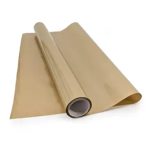 Folia florystyczna zapachowa - Satin Aroma - Złota - Rolka 50cm x 9m 