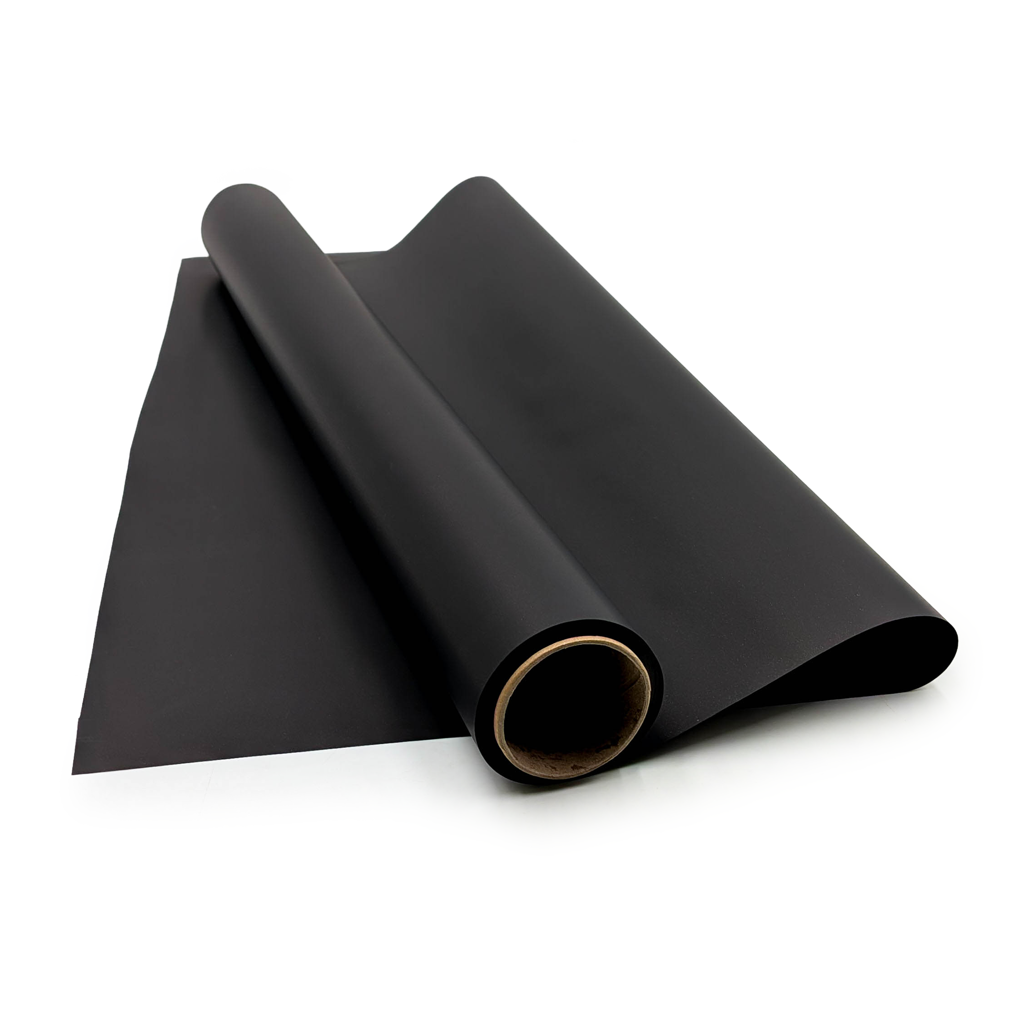 Folia florystyczna zapachowa - Satin Aroma - Czarna - Rolka 50cm x 9m 