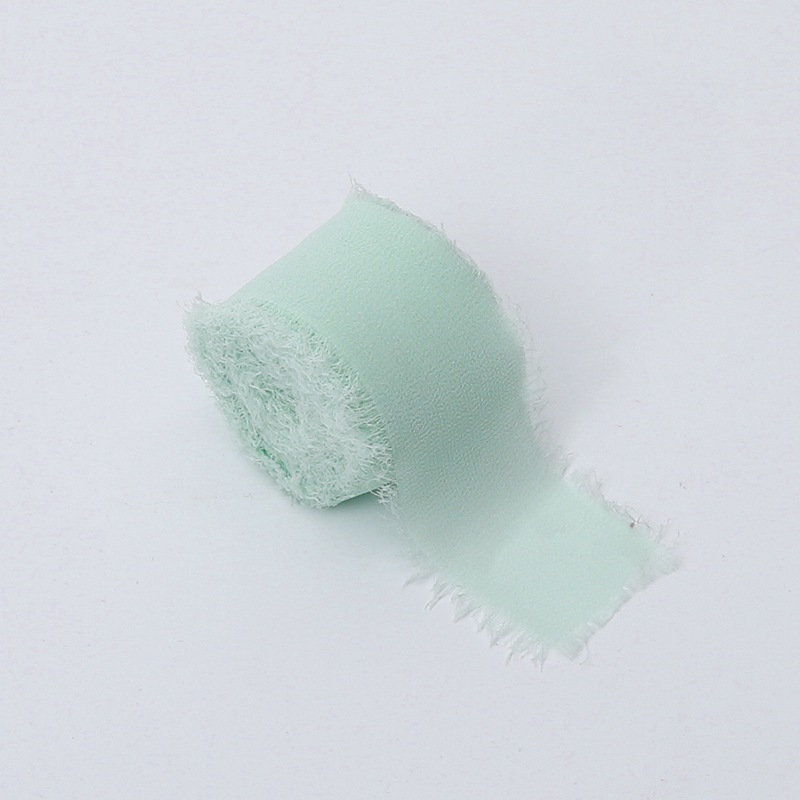 Wstążka florystyczna – Szyfon – Miętowy – Rolka 4cm x 4,5m