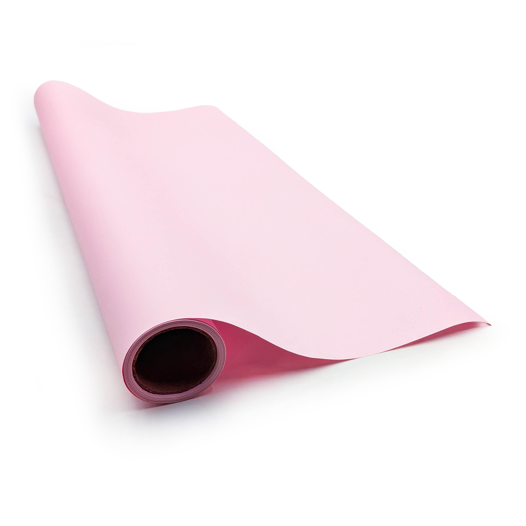 Folia florystyczna - "Elegant" Pudrowy róż - Rolka  58cm x 10m