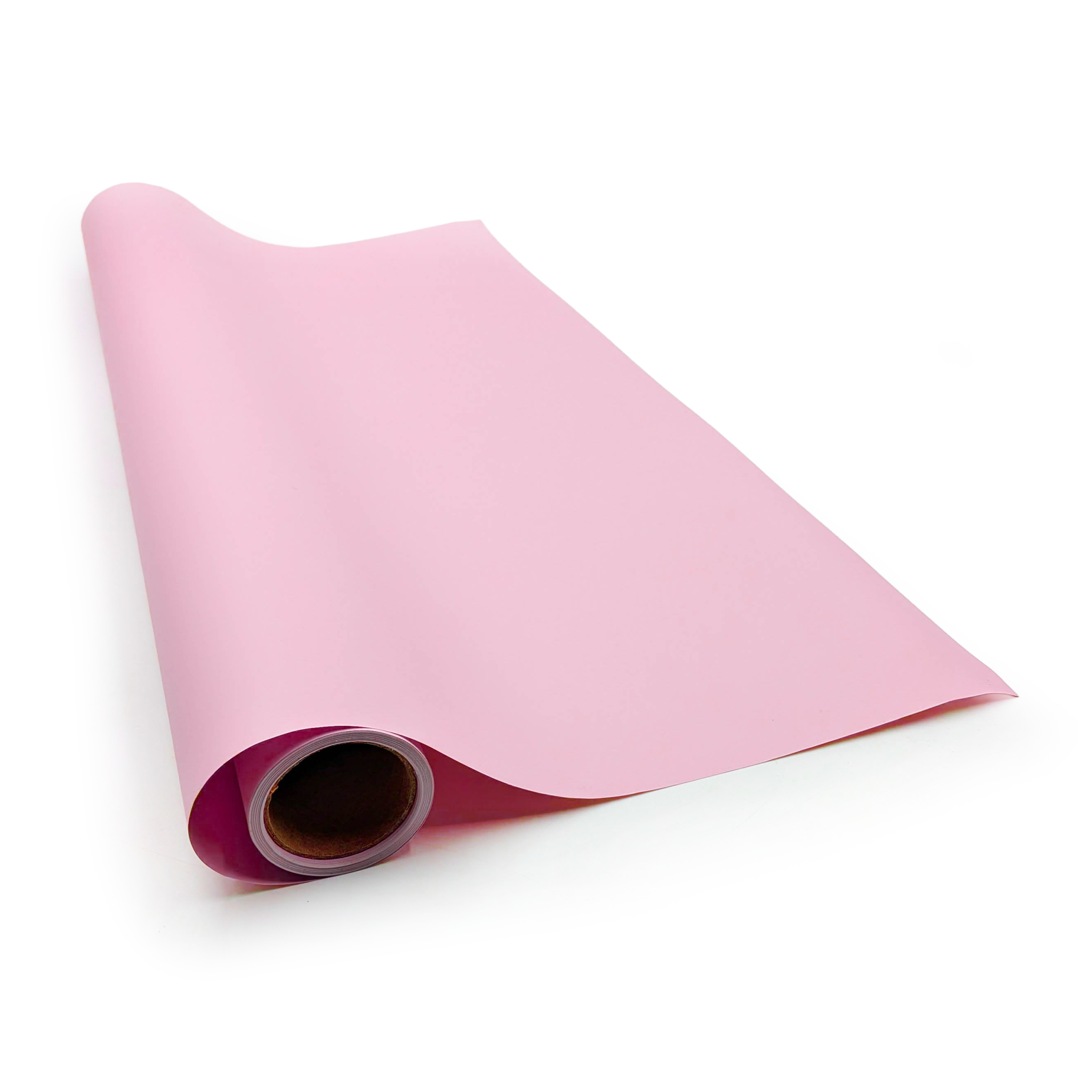 Folia florystyczna - "Elegant" Chłodny róż - Rolka  58cm x 10m 