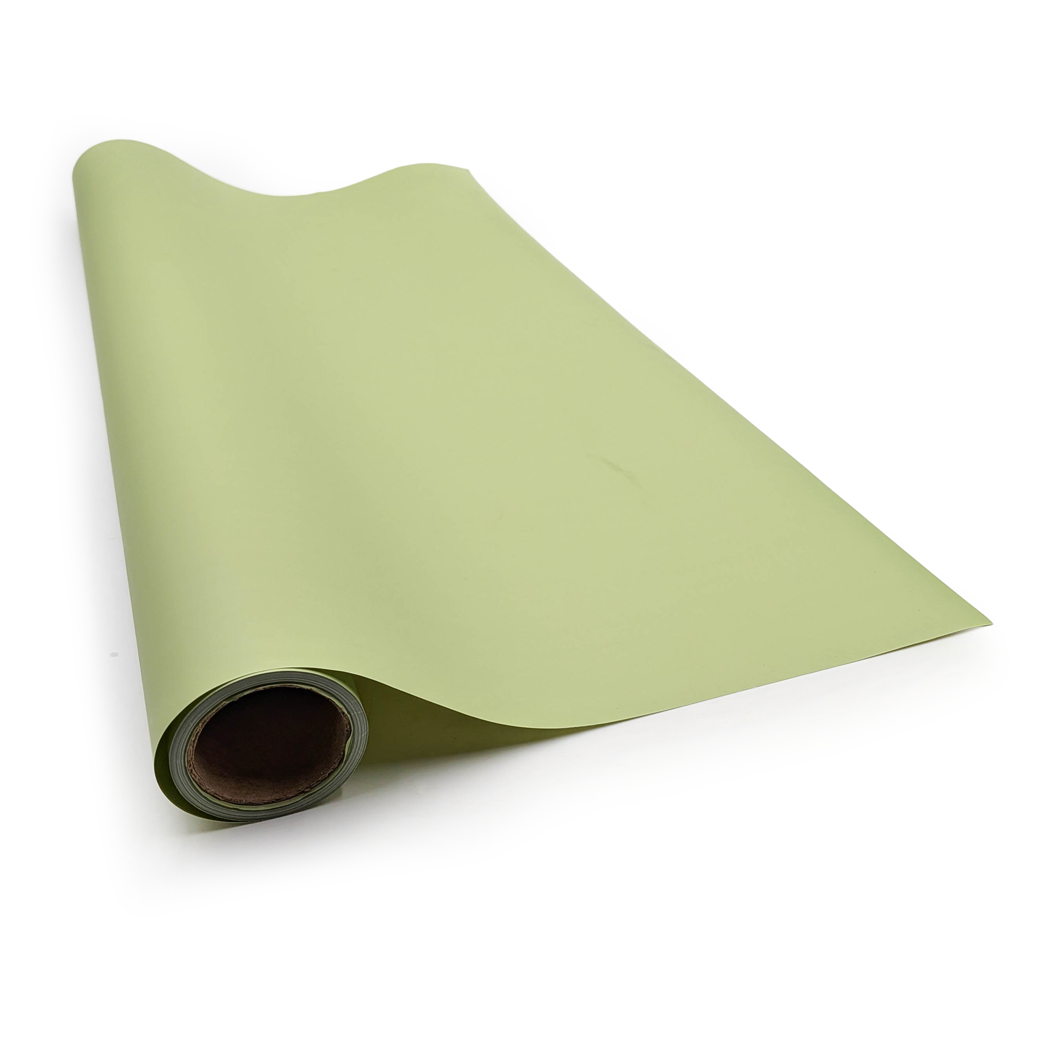 Folia florystyczna - "Elegant" Zielony szałwiowy - Rolka  58cm x 10m  