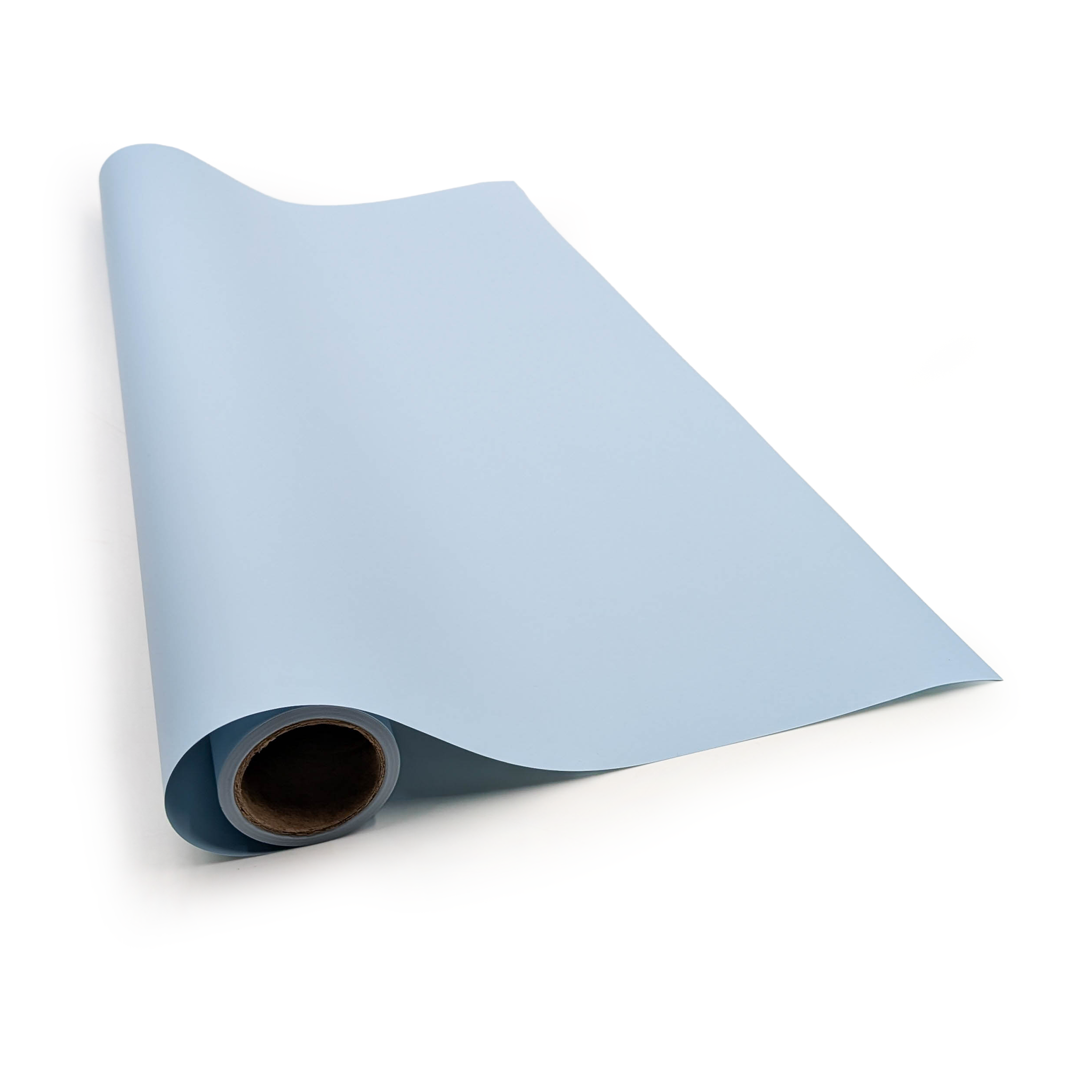Folia florystyczna - "Elegant" Błękit nieba - Rolka  58cm x 10m