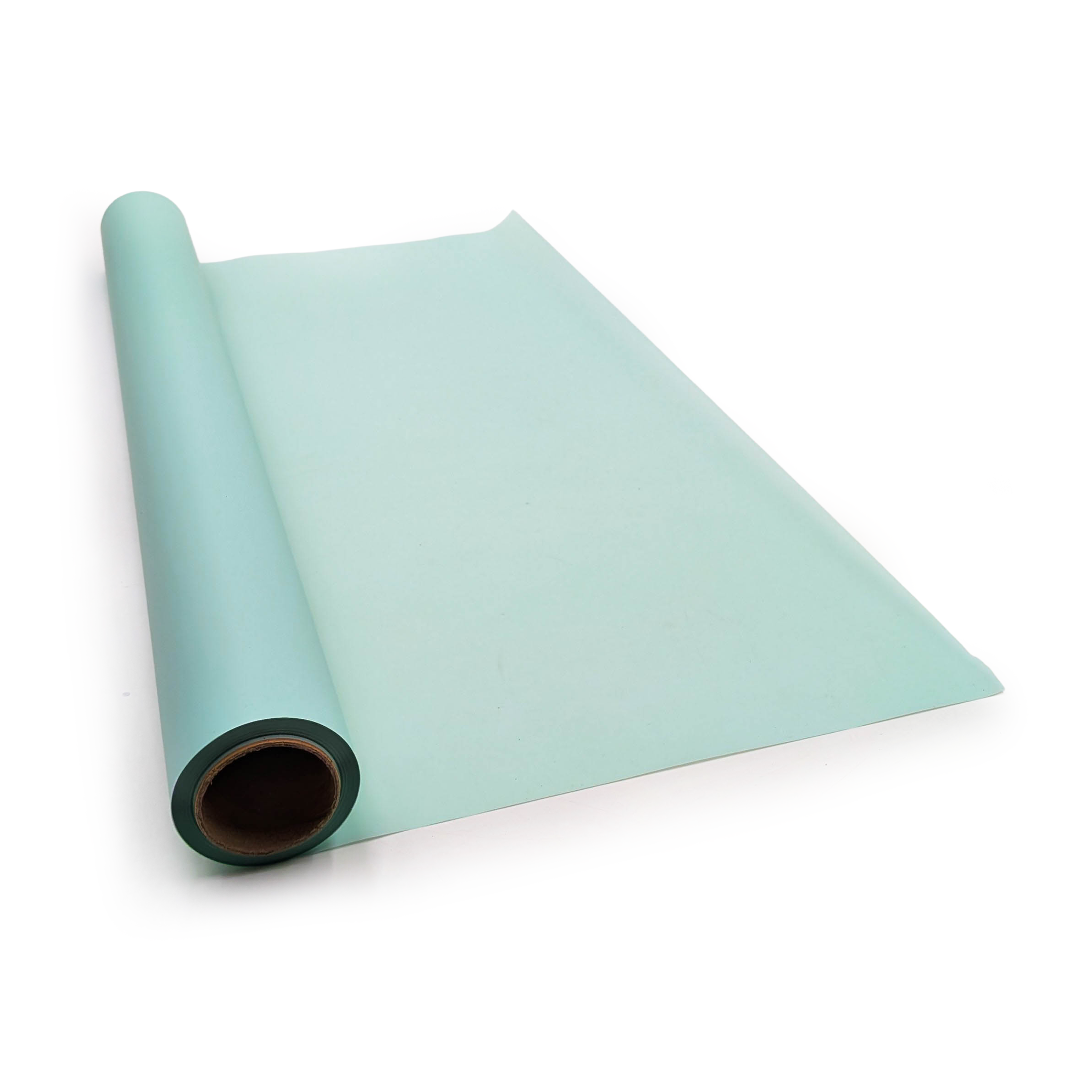 Folia Florystyczna Matowa - "Matte 90's" – Pastelowy zielony - Rolka 58cm x 20m