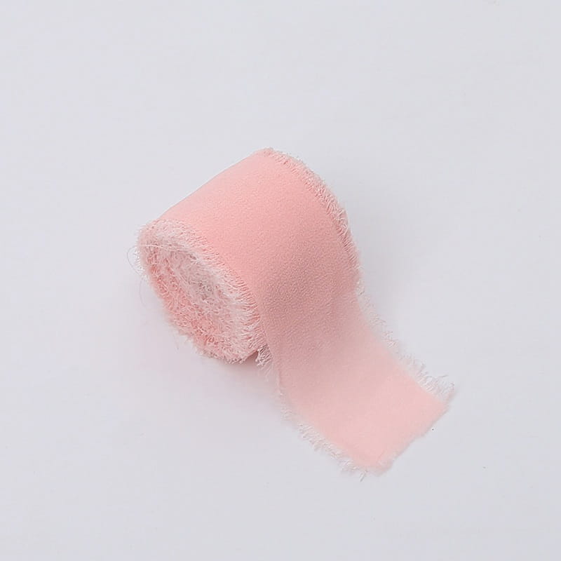 Wstążka florystyczna – Szyfon – Jasny Róż – Rolka 4cm x 4,5m